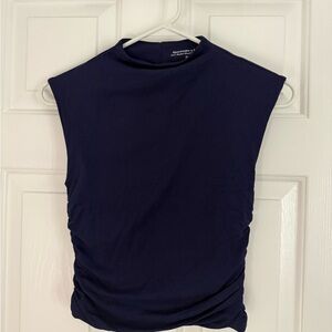 Abercrombie & Fitch Dark Blue Muscle Tee
